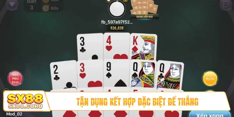 Tận dụng kết hợp đặc biệt để thắng